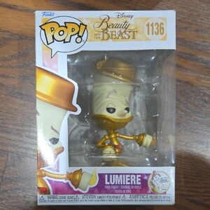 Funko Pop Disney Lumiere Gold and Cream Figure